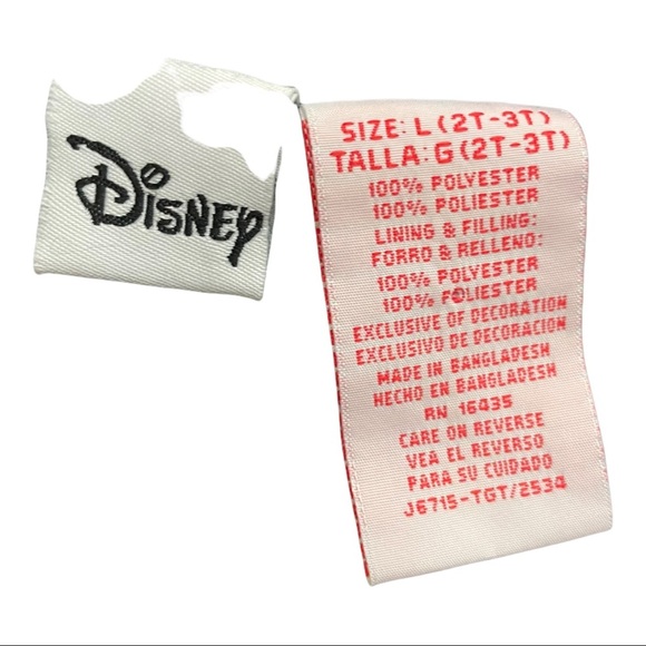 Super cute pirate skull and crossbones puffer vest from Disney. L 2T-3T - Picture 3 of 4